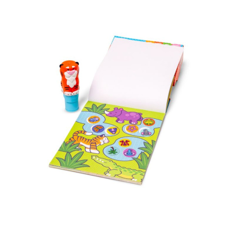 Stempelki z naklejkami i książeczką Tygrysek - Sticker WOW! - Melissa&Doug Stempelki z naklejkami i książeczką Tygrysek - Sticker WOW! - Melissa&Doug