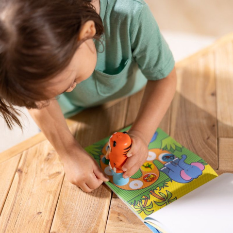 Stempelki z naklejkami i książeczką Tygrysek - Sticker WOW! - Melissa&Doug Stempelki z naklejkami i książeczką Tygrysek - Sticker WOW! - Melissa&Doug