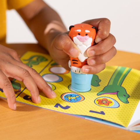 Stempelki z naklejkami i książeczką Tygrysek - Sticker WOW! - Melissa&Doug Stempelki z naklejkami i książeczką Tygrysek - Sticker WOW! - Melissa&Doug