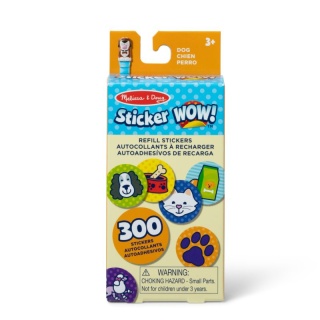 Zestaw 300 naklejek uzupełniających Piesek - Sticker WOW! - Melissa&Doug