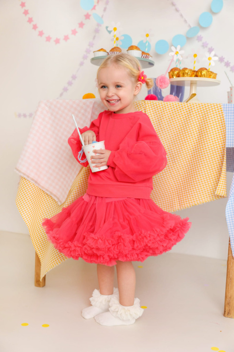 Spódniczka Pettiskirt Manufaktura Falbanek - Koral Spódniczka Pettiskirt Manufaktura Falbanek - Koral