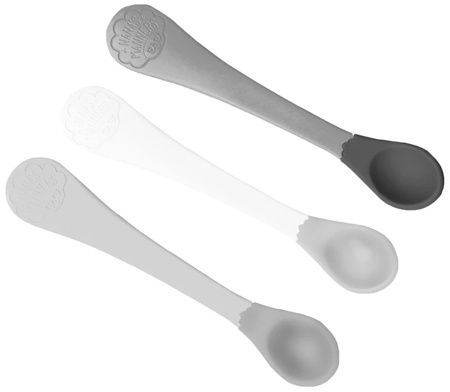 NANAS MANNERS ETAP 1 Zestaw 3 łyżeczek, mono