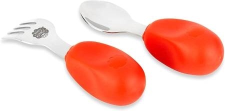 NANAS MANNERS ETAP 2 Widelec i łyżka ORANGE 1-3 lat