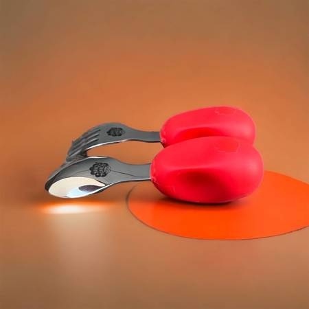 NANAS MANNERS ETAP 2 Widelec i łyżka ORANGE 1-3 lat