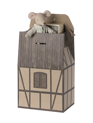 Torebka papierowa Maileg - Farmhouse bag - brązowa