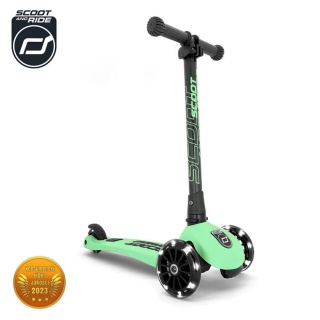 Hulajnoga składana ze świecącymi kółkami ScootandRide Highwaykick 3 LED Kiwi
