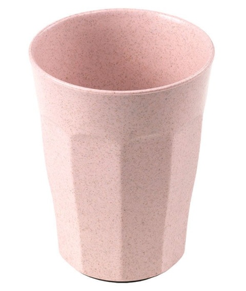 KIDodo - Nieprzewracalny Kubek z Przyssawką z Eko Plastiku, Różowy, 12m+
