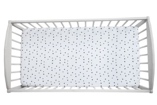 SLEEPEE Prześcieradło do łóżeczka We care Kropki 140 x 70