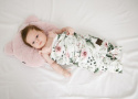 Sleepee Bambusowy Flower 3 w 1 - chusta, otulacz i kocyk Sleepee Bambusowy Flower 3 w 1 - chusta, otulacz i kocyk