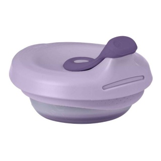 B.BOX Miseczka z pokrywką fill+feed piwonia