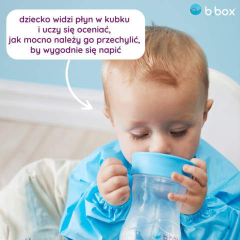 B.Box Kubek treningowy 240ml, Błękitny B.Box Kubek treningowy 240ml, Błękitny