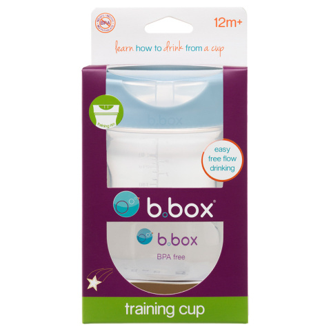 B.Box Kubek treningowy 240ml, Błękitny B.Box Kubek treningowy 240ml, Błękitny