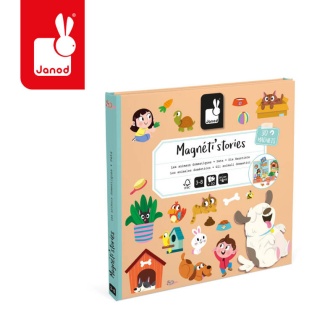 Mini magnetyczna układanka Janod - Zwierzęta domowe