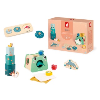 Zestaw zabawek edukacyjnych Box 12 m-cy Janod