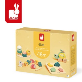 Zestaw zabawek edukacyjnych Box 18 m-cy Janod