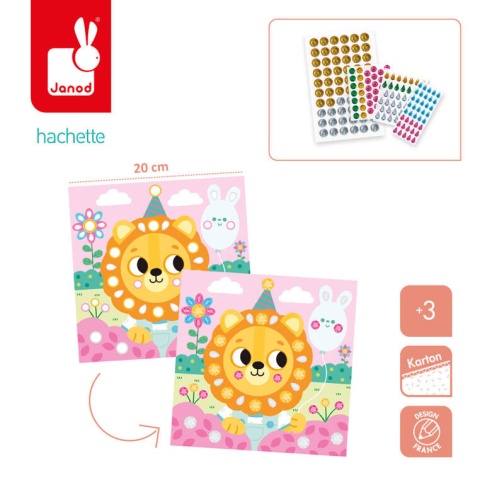 Zestaw kreatywny Duże Cyrkonie Janod