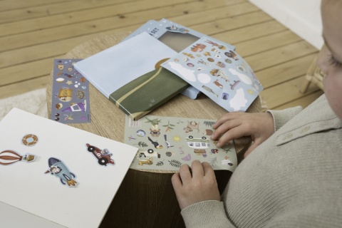 Little Dutch Zestaw naklejek Jim & friends