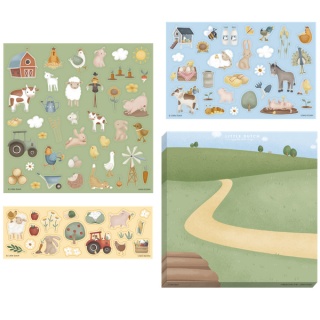 Zestaw naklejek Little Farm Little Dutch