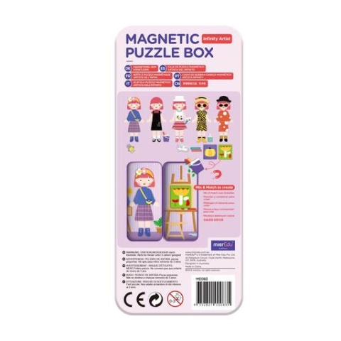 mierEdu Układanka magnetyczna - Artystki