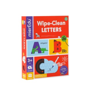 mierEdu Zestaw z suchościeralnym markerem - Nauka alfabetu