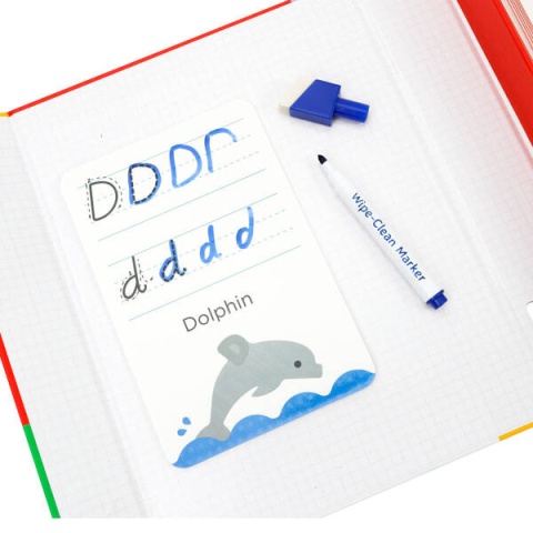 mierEdu Zestaw z suchościeralnym markerem - Nauka alfabetu