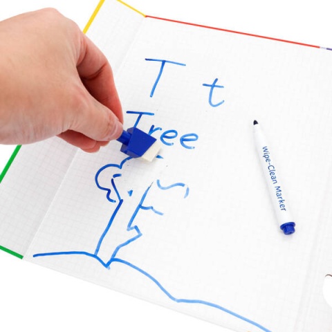 mierEdu Zestaw z suchościeralnym markerem - Nauka alfabetu