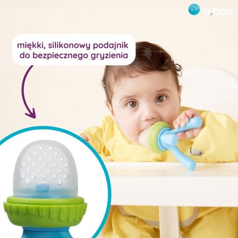 B.Box Gryzak silikonowy do podawania pokarmów, Szałwia