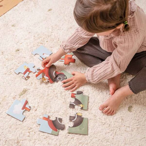 Little Dutch Puzzle 4 elementy Little Farm FSC Little Dutch Puzzle 4 elementy Little Farm FSC
