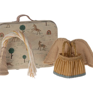 Ubranko myszki Maileg - Fairy clothes in suitcase, Little sister mouse