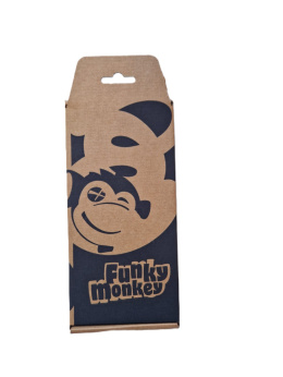 FUNKY MONKEY Paputki skórzane z kauczukową podeszwą DINO antracyt z miętową aplikacją