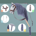 HOPPIHORSE Hobby Horse A3 szary