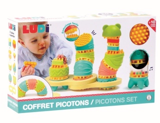 LUDI Konstrukcyjny zestaw sensoryczny „PIKOTONKI”