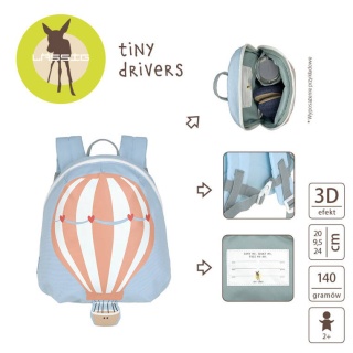 Plecak mini Tiny Drivers Balon - Lassig