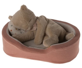 MAILEG Przytulanka - Kitten, Plush - Cream peach