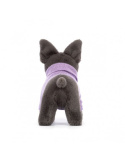 Jellycat Piesek Buldog Francuski w Sweterku Fioletowym 19 cm