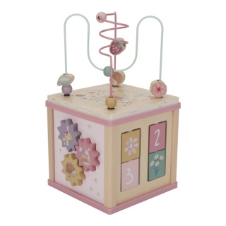 Drewniana kostka edukacyjna Little Dutch Fairy Garden