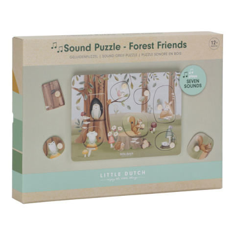 Puzzle dźwiękowe Little Dutch Forest Friends Puzzle dźwiękowe Little Dutch Forest Friends