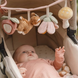 Zawieszka interaktywna do wózka i fotelika Little Dutch Fairy Garden