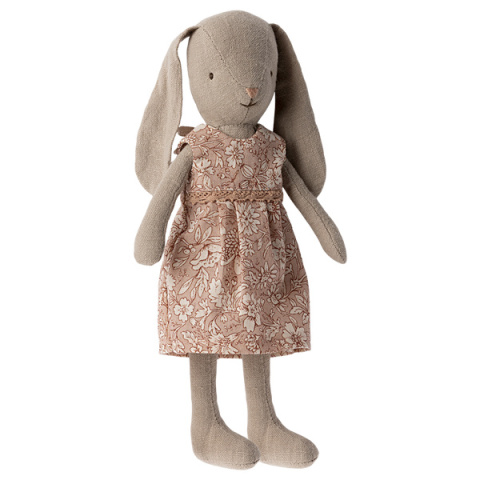 Maileg Króliczek - Bunny size 1, Classic - Flower dress