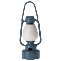 MAILEG Lampka, Vintage lantern, Mouse - Blue