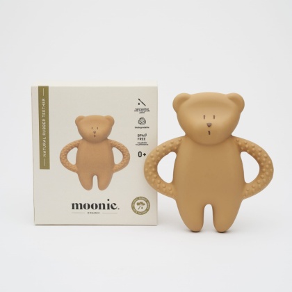 Gryzak z naturalnego kauczuku Moonie - Cappuccino