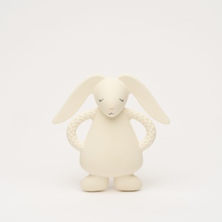 Gryzak z naturalnego kauczuku Moonie - Cream