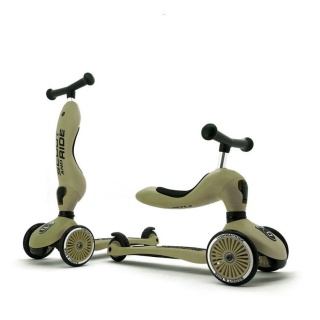 Jeździk i hulajnoga 2w1 Highwaykick1 1-5 lat Olive Scoot&Ride