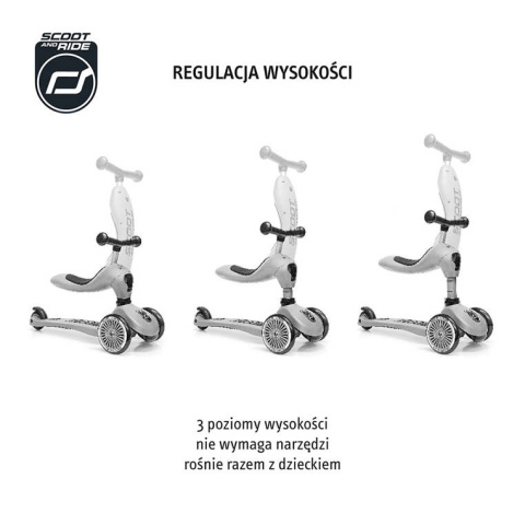 Jeździk i hulajnoga 2w1 Highwaykick1 1-5 lat Olive Scoot&Ride Jeździk i hulajnoga 2w1 Highwaykick1 1-5 lat Olive Scoot&Ride