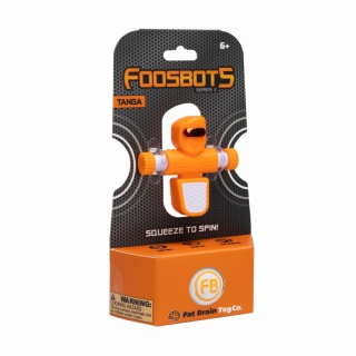 Piłkarzyki Foosbots Fat Brain Toys - pomarańczowy zestaw dla 1 gracza