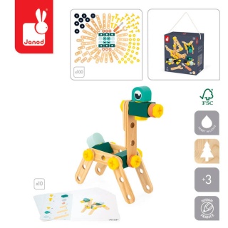 Zestaw konstruktora Janod Brico Kids - 100 elementów