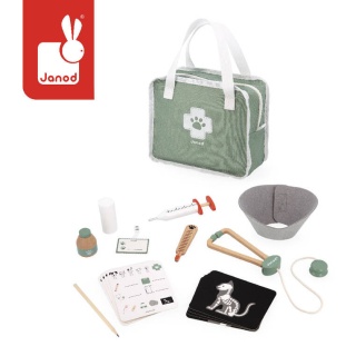 Zestaw weterynarza z torbą Janod - 10 akcesoriów