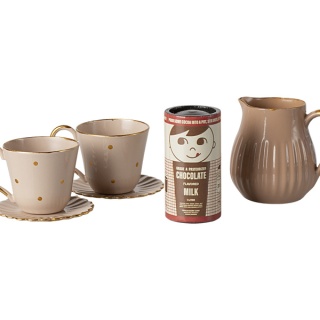 Akcesoria dla lalek - Hot chocolate set Mini Maileg