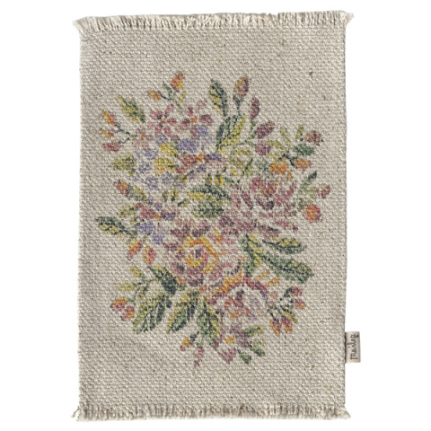 Maileg Akcesoria dla lalek - Dywan - Rug, Flowers - Medium