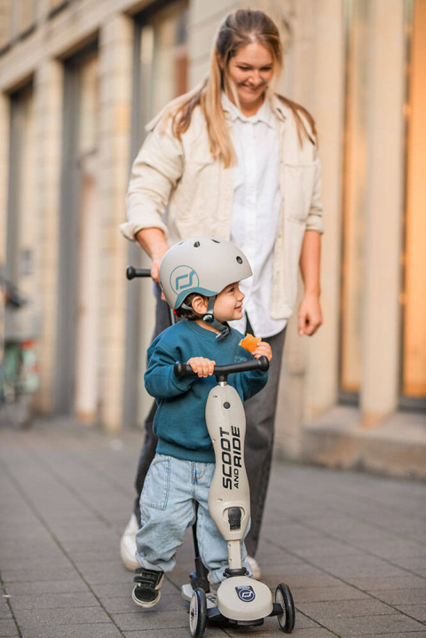 Jeździk i hulajnoga z rączką do prowadzenia ScootandRide Ash Jeździk i hulajnoga z rączką do prowadzenia ScootandRide Ash